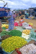 SRI LANKA, Negombo, market, vegetable market stalls, SLK345JPL