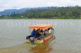 SRI LANKA, Nuwara Eliya, Gregory Lake, pleasure boat on lake cruise, SLK4408JPL