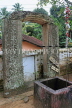 SRI LANKA, Pilimathalawa (nr Kandy), Embekke Devalaya, ancient door frame at site, SLK4115JPL