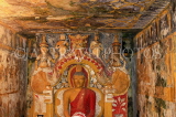 SRI LANKA, Pilimathalawa (nr Kandy), Gadaladeniya Temple, Buddha statue in shrine room, SLK40788PL