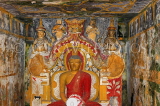 SRI LANKA, Pilimathalawa (nr Kandy), Gadaladeniya Temple, Buddha statue in shrine room, SLK40789PL