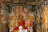 SRI LANKA, Pilimathalawa (nr Kandy), Gadaladeniya Temple, Buddha statue in shrine room, SLK40790PL
