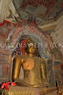 SRI LANKA, Pilimathalawa (nr Kandy), Gadaladeniya Temple, main shrine room, Buddha statue, SLK4092JPL