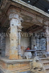 SRI LANKA, Pilimathalawa (nr Kandy), Gadaladeniya Temple, shrine room, stone column carvings, SLK4078JPL