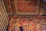 SRI LANKA, Pilimathalawa (nr Kandy), Lankatilaka Vihare, Image House, ceiling statue carvings, SLK4141JPL