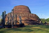 SRI LANKA, Polonnaruwa, Pabula Vihare (aka Parakramabahu Vihare) ruins, SLK1870JPL