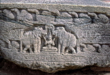 SRI LANKA, Polonnaruwa, granite carvings on Gal Potha (stone book), SLK1517JPL