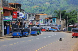 SRI LANKA, Pussellawa, town centre, buses and taxis, SLK4185JPL