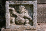 SRI LANKA, Yapahuwa Rock Fortress, stone carvings on steps, 13th cent AD, SLK2234JPL