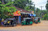 SRI LANKA, countryside, roadside, small shop and taxis, SLK4575JPL