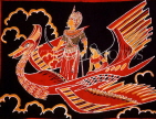 SRI LANKA, crafts, hand made Batik wall hanging, SLK2054JPL