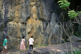 SRI LANKA, hill country, Baduruvagala, ancient rock carvings, SLK210JPL