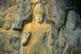 SRI LANKA, hill country, Baduruvagala, ancient rock carvings, SLK313JPL