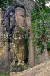 SRI LANKA, hill country, Bandarawela, Dowa Temple, rock carved Buddha (1st cent AD), SLK1988JPL