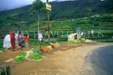 SRI LANKA, hill country, roadside vegetable stall, SLK258JPL