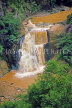 SRI LANKA, hill country, waterfall and jungle scene, near Badulla, SLK1976JPL