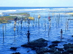 SRI LANKA, south coast, Ahangama area, Stilt Fishermen, SLK166JPL