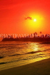SRI LANKA, south coast, Ahangama area, beach and sunset, SLK4736JPL