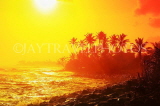 SRI LANKA, south coast, Ahangama area, coast and sunset, SLK4786JPL