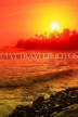 SRI LANKA, south coast, Ahangama area, coast and sunset, SLK4792JPL