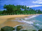 SRI LANKA, south coast, Gintota, beach and coastal view, SLK1377JPL