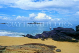 SRI LANKA, south coast, Gintota, beach and sea view, SLK3283JPL