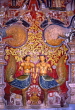 SRI LANKA, south coast, Kataluwa Temple, ancient wall paintings and figures, SLK1507JPL