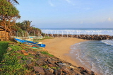 SRI LANKA, south coast, Koggala area, coast and small beach, SLK4740JPL