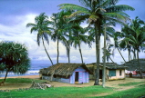 SRI LANKA, south coast, Lunawa, fishing village and hosues, SLK309JPL