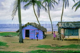 SRI LANKA, south coast, Lunawa, fishing village houses, SLK2041JPL