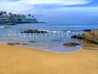 SRI LANKA, south coast, Mount Lavinia, beach and Mt Lavinia Hotel, SLK1517JPL