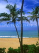 SRI LANKA, south coast, Mount Lavinia, beach and coconut trees, SLK233JPL