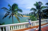 SRI LANKA, south coast, Mount Lavinia Hotel and coastal view, SLK1780JPL
