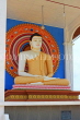 SRI LANKA, south coast, Unawatuna, Wella Devalaya (temple), Buddha statue, SLK4727JPL