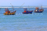 SRI LANKA, south coast, Weligama, fishing boats, SLK4795JPL