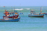 SRI LANKA, south coast, Weligama, fishing boats, SLK4819JPL