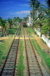 SRI LANKA, south coast, coastal train, near Mt Lavinia, SLK3282JPL