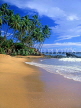 SRI LANKA, south coast, near Gintota, beach and coconut trees, SLK1516JPL