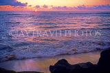 SRI LANKA, south coast, sunset and sea shore, SLK2043JPL