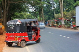 SRI LANKA, street scene, with three wheeler taxi, along Kandy Road, SLK2506JPL