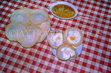 SRI LANKA, traditional cuisine, Hoppers and Egg Hoppers with curry, SLK1929JPL