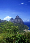 ST LUCIA, The Pitons, STL602JPL