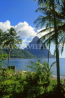 ST LUCIA, The Pitons and coastal view, STL699JPL