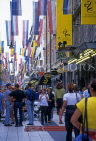 SWEDEN, Stockholm, Norrmalm island, Drottninggatan Street and shoppers, SWE208JPL