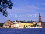 SWEDEN, Stockholm, Old Town (Gamla Stan), skyline, SWE110JPL
