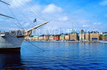 SWEDEN, Stockholm, Old Town (Gamla Stan), skyline, SWE201JPL