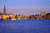 SWEDEN, Stockholm, Old Town (Gamla Stan), skyline, evening light, SWE187JPL