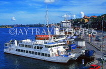 SWEDEN, Stockholm, Sodermalm Island, harbourfront and boats, SWE180JPL