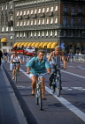 SWEDEN, Stockholm, street scene and cyclists, SWE216JPL