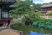 South Korea, SEOUL, Changdeokgung Palace, Secret Garden, Buyongji Pond & pavilion, SK150JPL